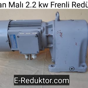 2.2 kw frenli redüktör