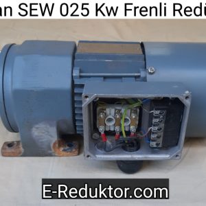 ikinci el 0.25 kw frenli redüktör