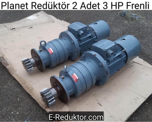 3 hp planet redüktör frenli