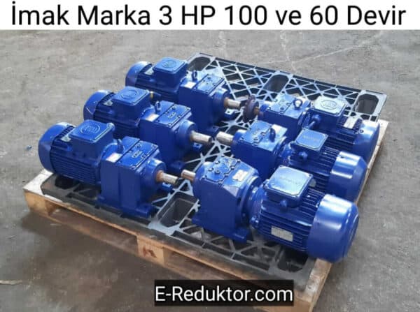 ikinci el 3 hp imak redüktör