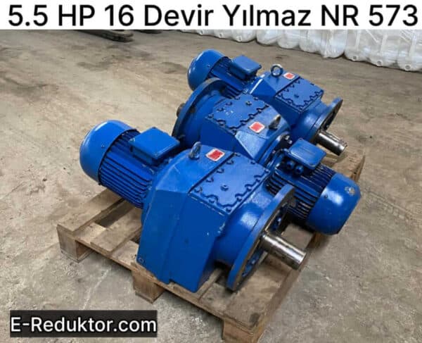 5.5 hp flanşlı redüktör