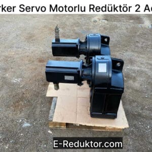 servo motorlu paralel milli redüktör