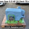 İkinci El SEW 5.5 HP Frenli Redüktör